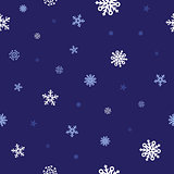 snow blue pattern