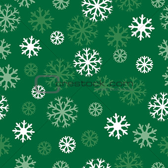 snow green pattern