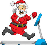 Santa on a Treadmill