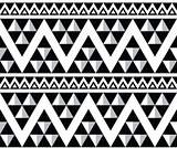 Tribal aztec abstract seamless pattern