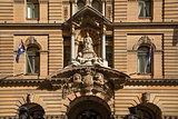 statue of queen victoria at town hall of sydney australia