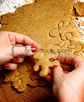 Preparation Gingerbread Men