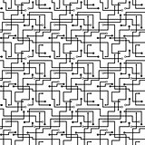 Vector seamless abstract pattern - circuit board scheme