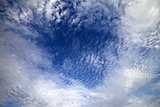 Sky with clouds in summer day