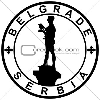 Stamp-Belgrade-Serbia