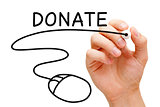 Online Donation Concept