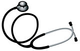 Stethoscope Medical Device Illustration