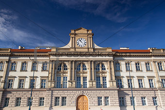 Renovated historic barracks in Prague
