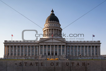 Utah State Capital Building in Salt Lake City