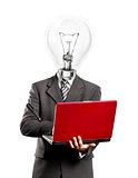 Business Lamp Head Idea Man