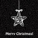Vector Christmas Greeting Card 