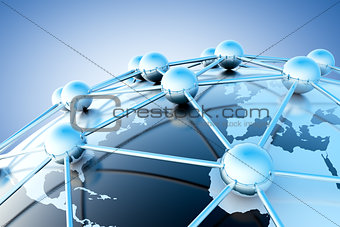 Networking  and internet concept