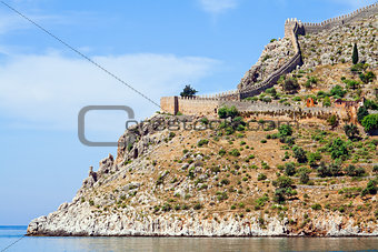 Turkish fortress at the Mediterranean sea