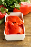 grilled red bell pepper