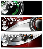 Three Musical Banners - N5