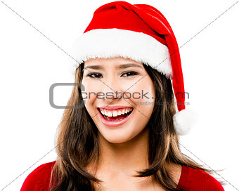 Santa woman