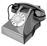 Telephone Retro Style