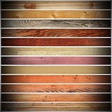 collection of different wood planks