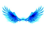Blue fire wings