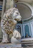 Marble lion at the Vorontsov Palace near  Alupka