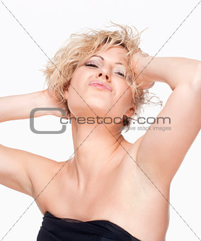 Portrait of a Seductive Young Woman 