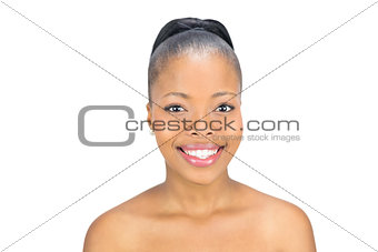 Smiling beautiful woman looking at camera