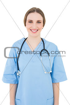 Woman doctor looking into the camera