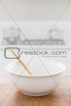 Bowl standing on table