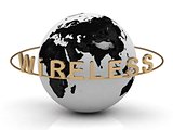 Gold WIRELESS and gold ring,