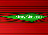 Merry Christmas Stripes Red and Green