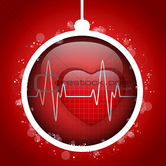 Merry Christmas Doctor Hospital Heart Ball