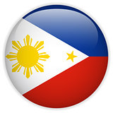 Philippines Flag Glossy Button