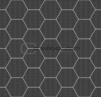 Hexagons texture. Seamless geometric pattern. 