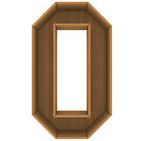 Wooden cabinet-letter
