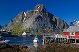 Norwegian fishing village