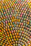 Ukrainian easter eggs in many different colors