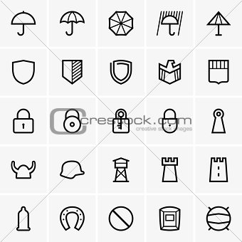 Protection icons