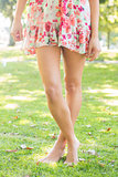 Picture of woman wearing floral dress