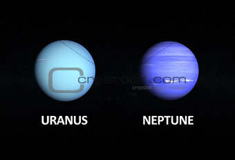 Planets Uranus and Neptune