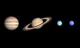 Planets Jupiter Saturn Uranus and Neptune