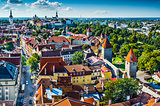 Tallinn Estonia Aerial View
