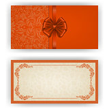 Elegant vector template for luxury invitation, card