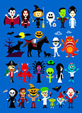 Monsters Mash Halloween Characters