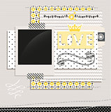 Gray and Yellow Design Elements