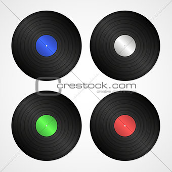 Vector vinyl discs