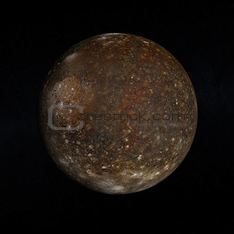 Jupitermoon Callisto
