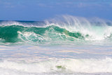 Big Wave Breaking in Hawaii