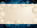 Abstract bubble background design 