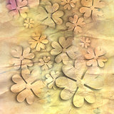 pattern of paper flowers