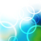 vector background with circles, spring mood